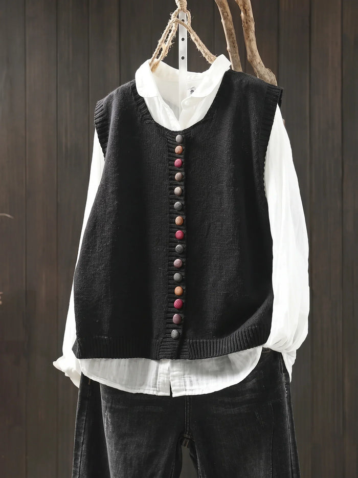 Shirley | Gilet in Maglia dall'Eleganza Quotidiana