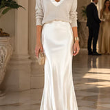 Margovi | Completo in Jersey con Gonna in Raso