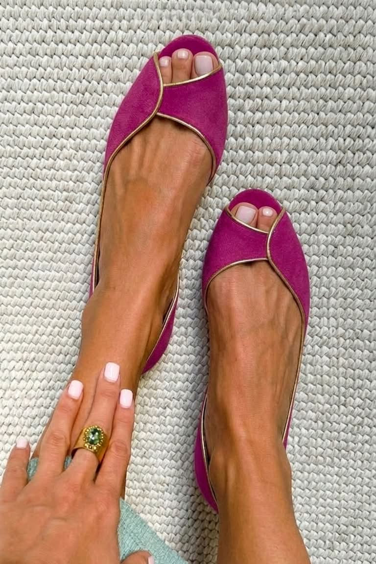 EVELYN | Ballerine D'Orsay Open Toe