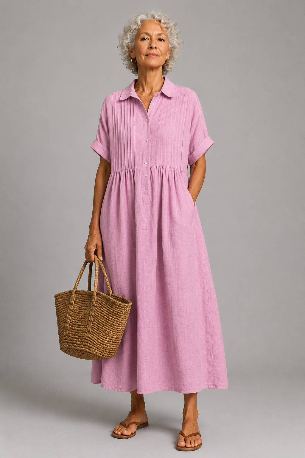 Océane | Abito estivo maxi blu