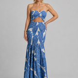 Azalée | Set al tramonto con crop-top e gonna