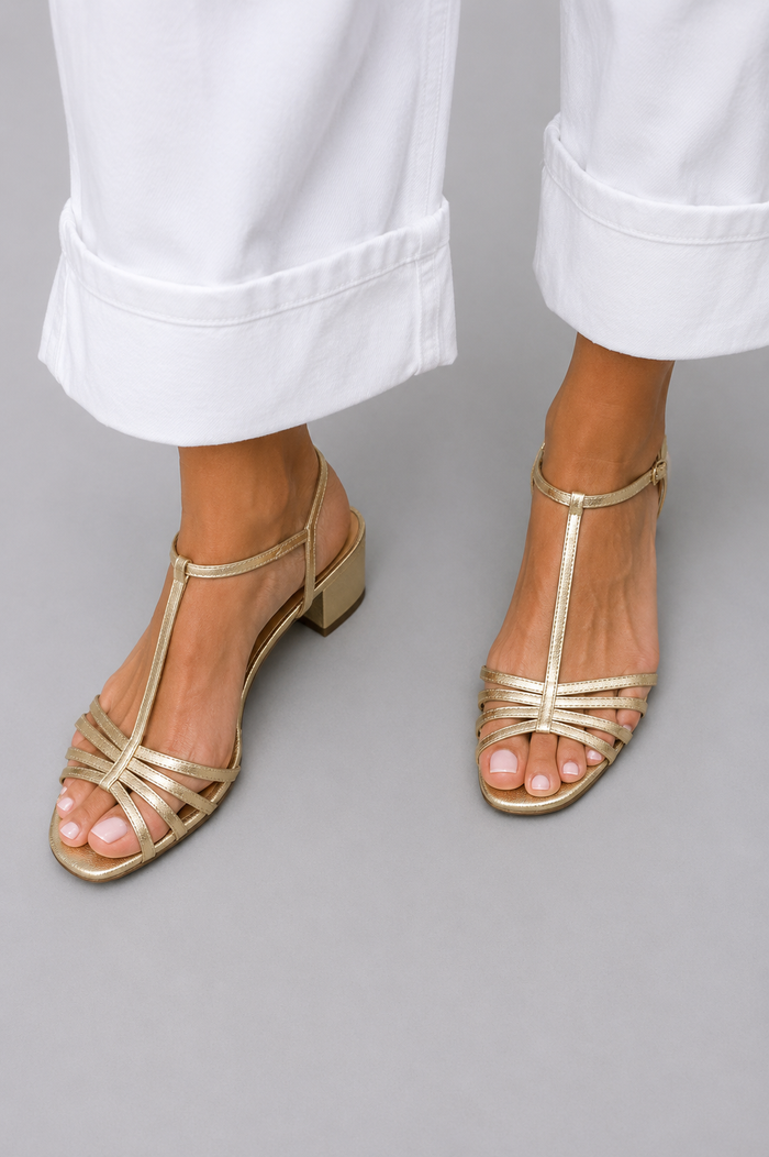 VIVIAN | Sandali con Tacco Metallico