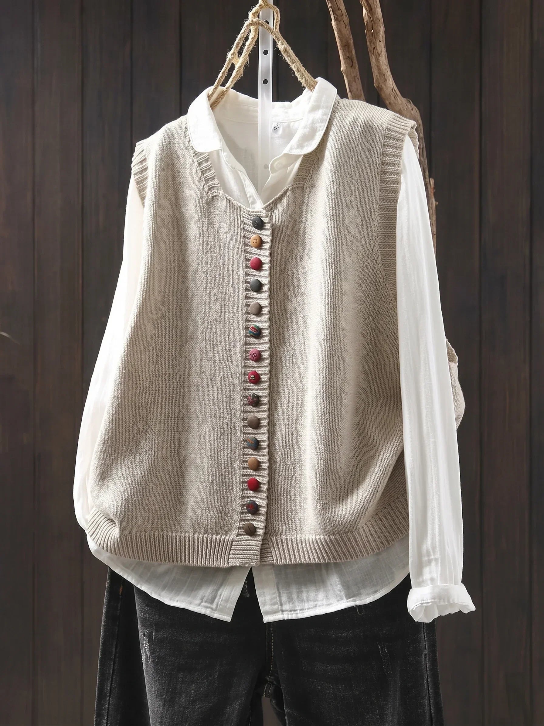 Shirley | Gilet in Maglia dall'Eleganza Quotidiana