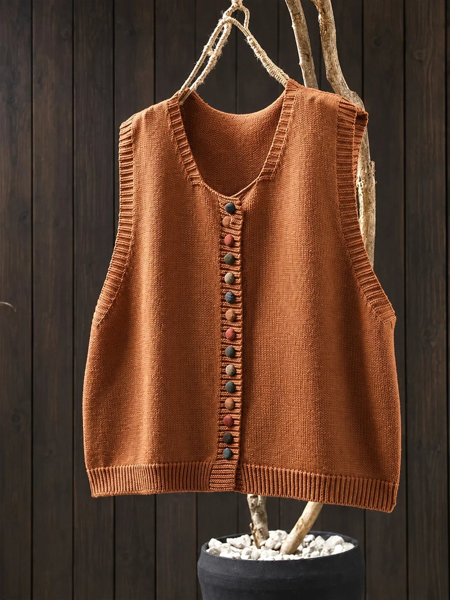 Shirley | Gilet in Maglia dall'Eleganza Quotidiana
