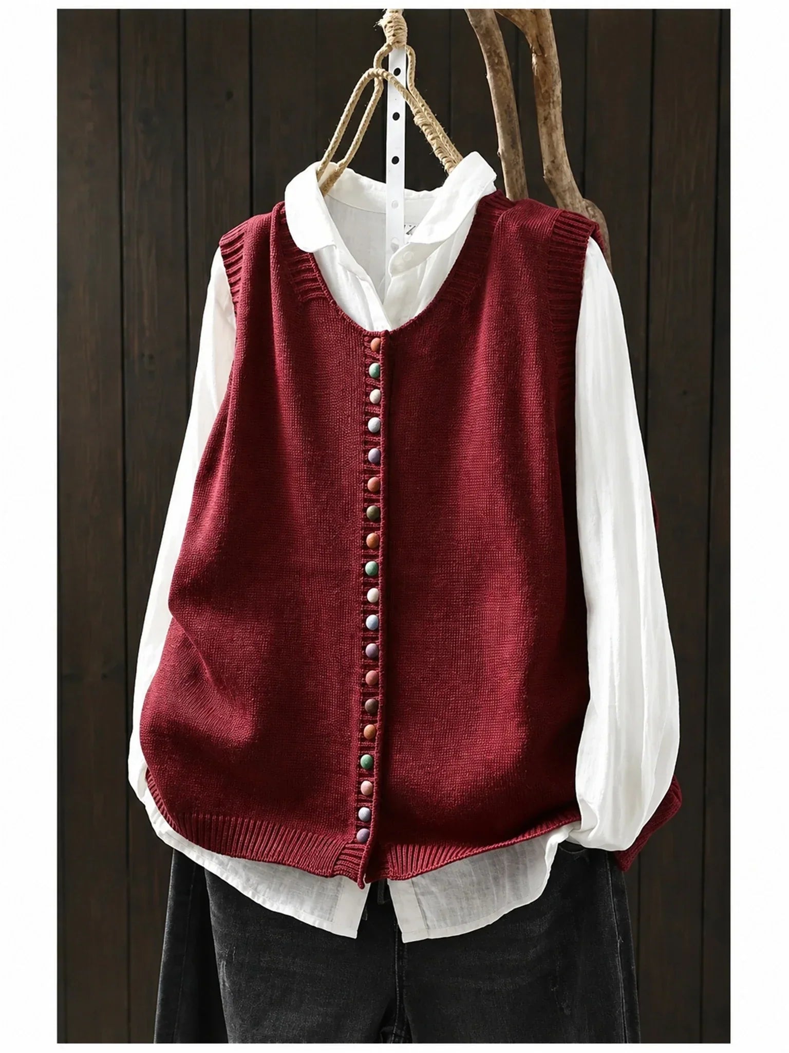 Shirley | Gilet in Maglia dall'Eleganza Quotidiana