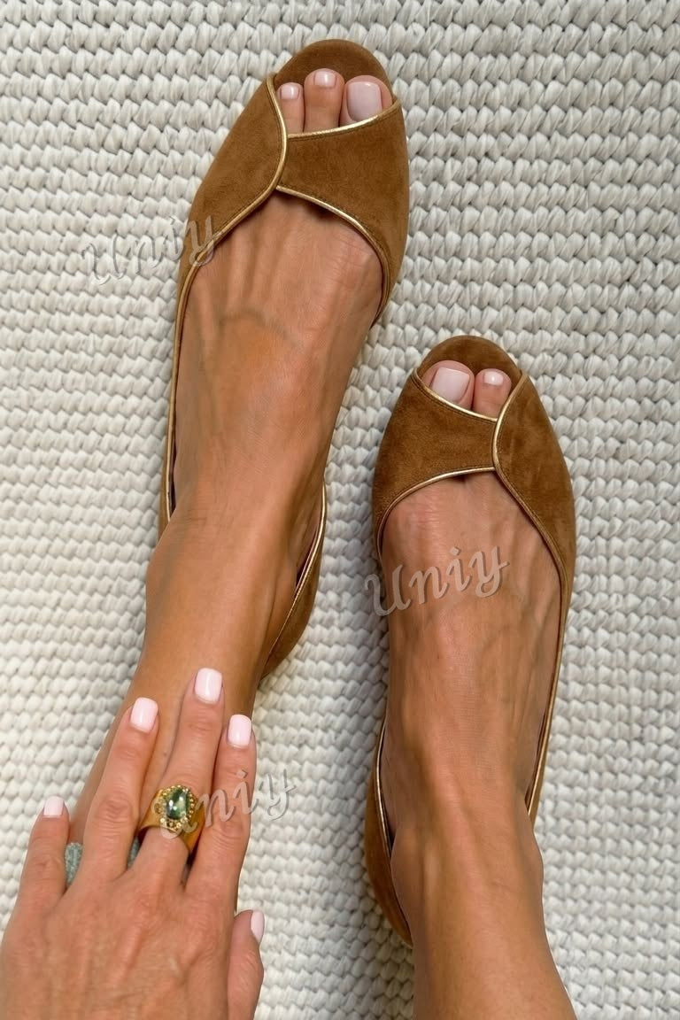 EVELYN | Ballerine D'Orsay Open Toe
